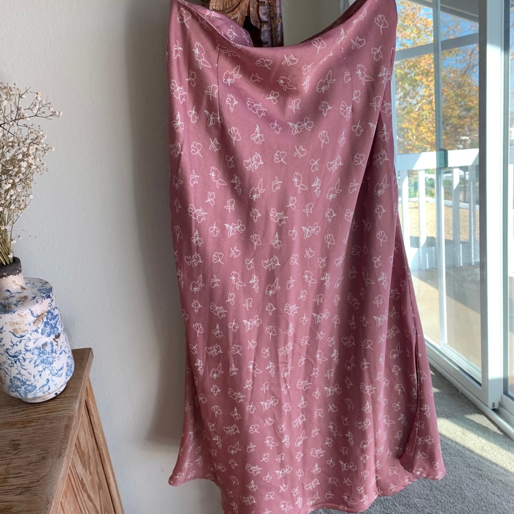 Cotton candy LA silks skirt